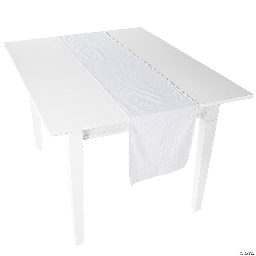 White Gauze Table Runners - 3 Pc. Image