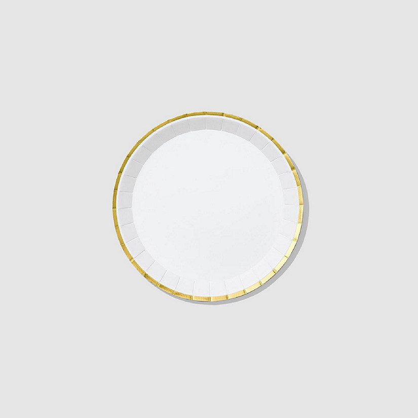 White Gold Classic Small Plates -10/Pack - 10 Pieces Image
