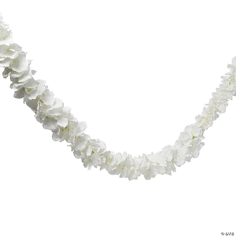 White Hydrangea Garland Image