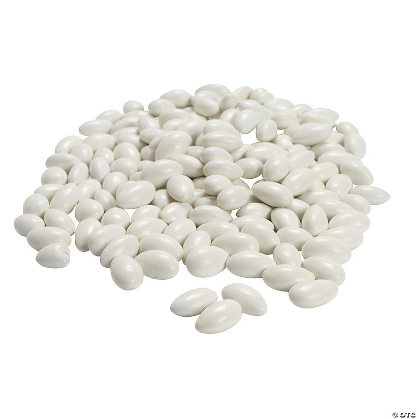 White Jordan Almonds - 119 Pc. Image