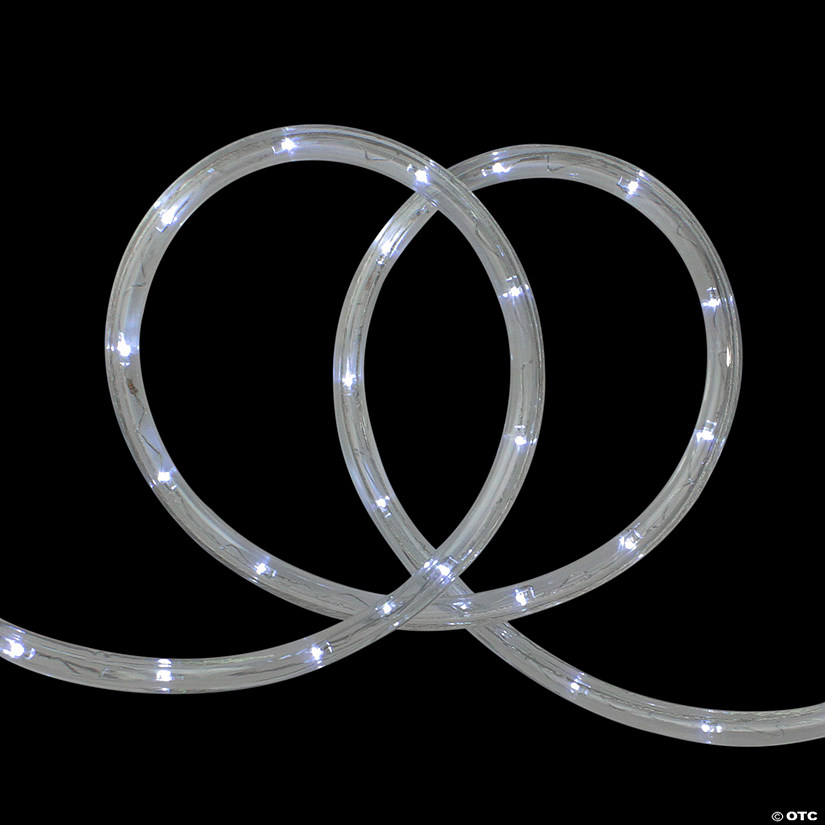 White LED FleProperible Christmas Rope Light - 96' Image