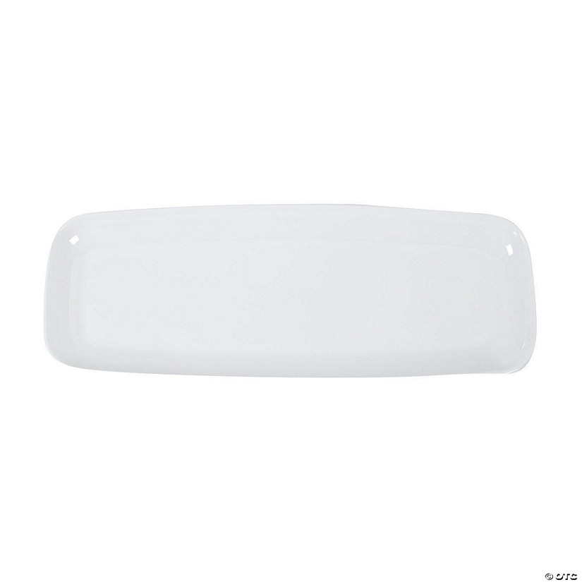 White Long Platters - 3 Pc. Image