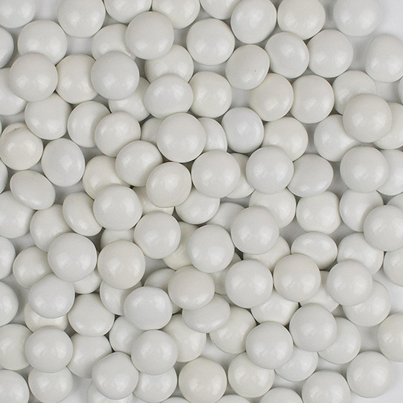 White Milk Chocolate Gems 9lb Case - 4,500ct Image