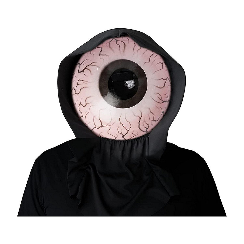 White Optic Nerve Light-Up Adult Costume Mask Image