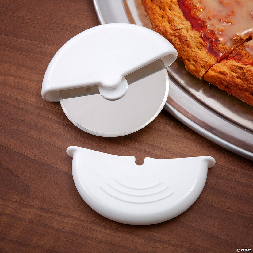 White Pizza Cutter - 12 Pc. Image