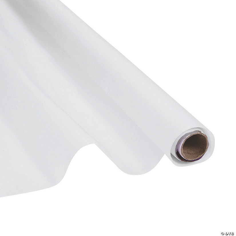 White Voile Sheer Fabric Roll Image