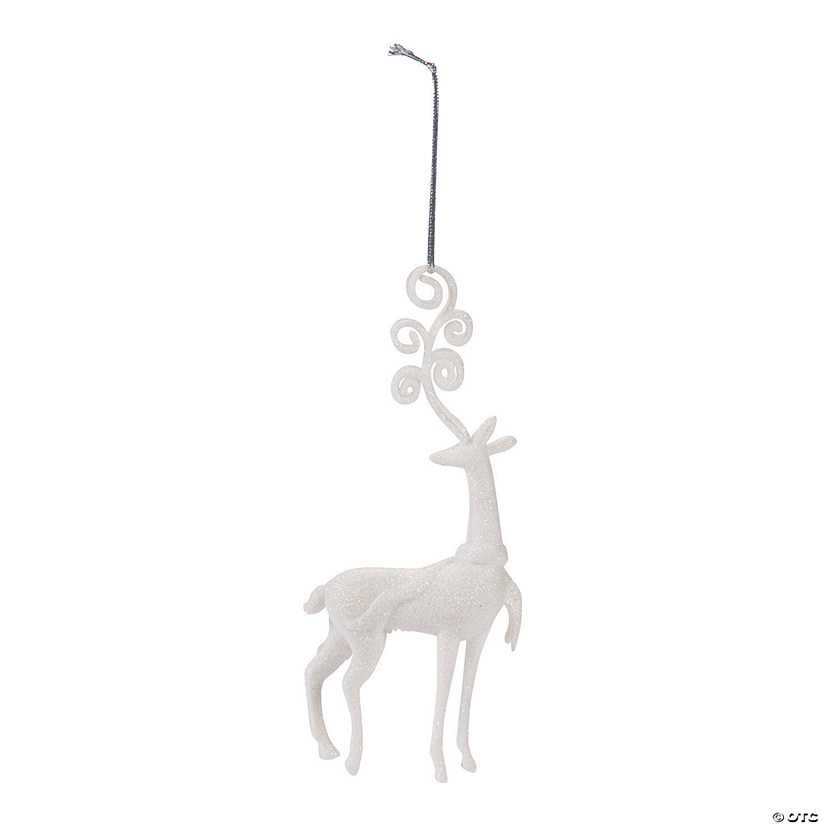 White Woodland Deer Ornaments | Oriental Trading