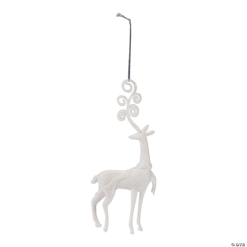 White Woodland Deer Ornaments Oriental Trading