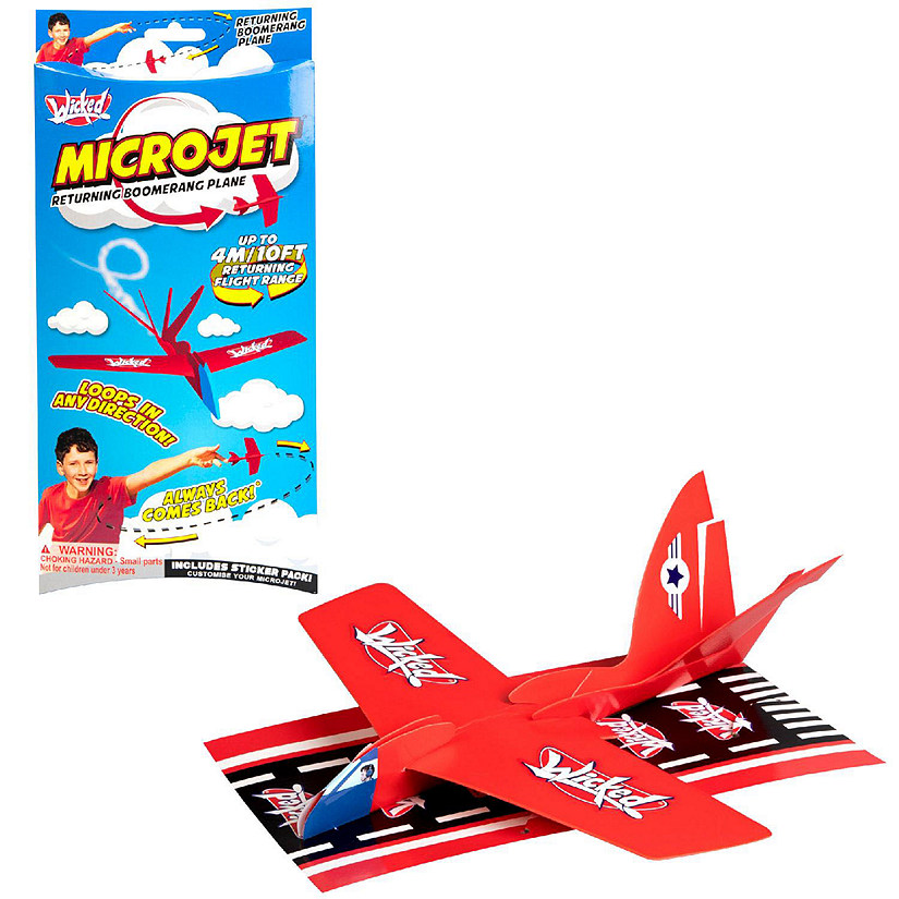 Wicked MicroJet Returing Boomerang Plane Image