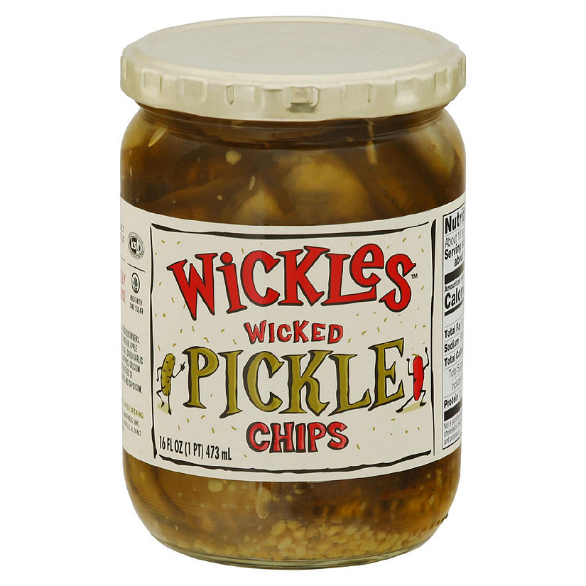 Wickles Wicked Pickle Chips, 16 oz (Pack - 6)