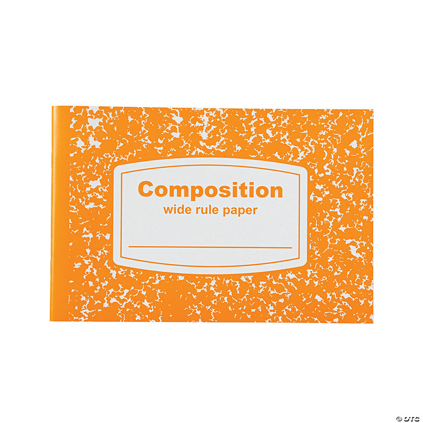 Wide Ruled Half-Sized Composition Books - 12 Pc. Image