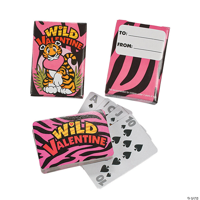 Wild About You Valentine Playing Cards Discontinued