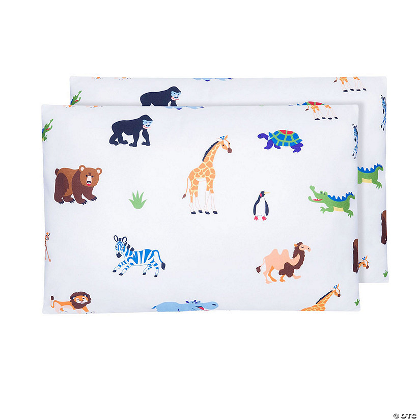 Wild Animals Microfiber Pillowcases - Toddler (2 pk) Image