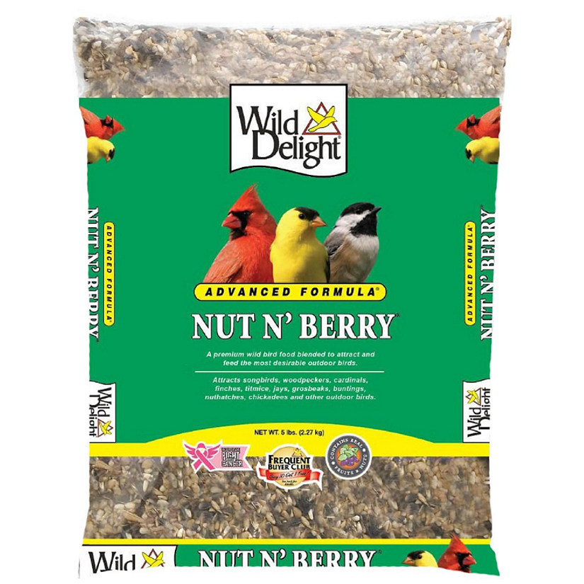 Wild Delight Nut N Berry Bird Seed/Food, 5 Lb Image