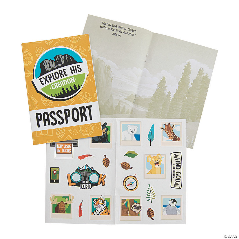 Wild Encounters VBS Passport Sticker Books - 12 Pc. Image