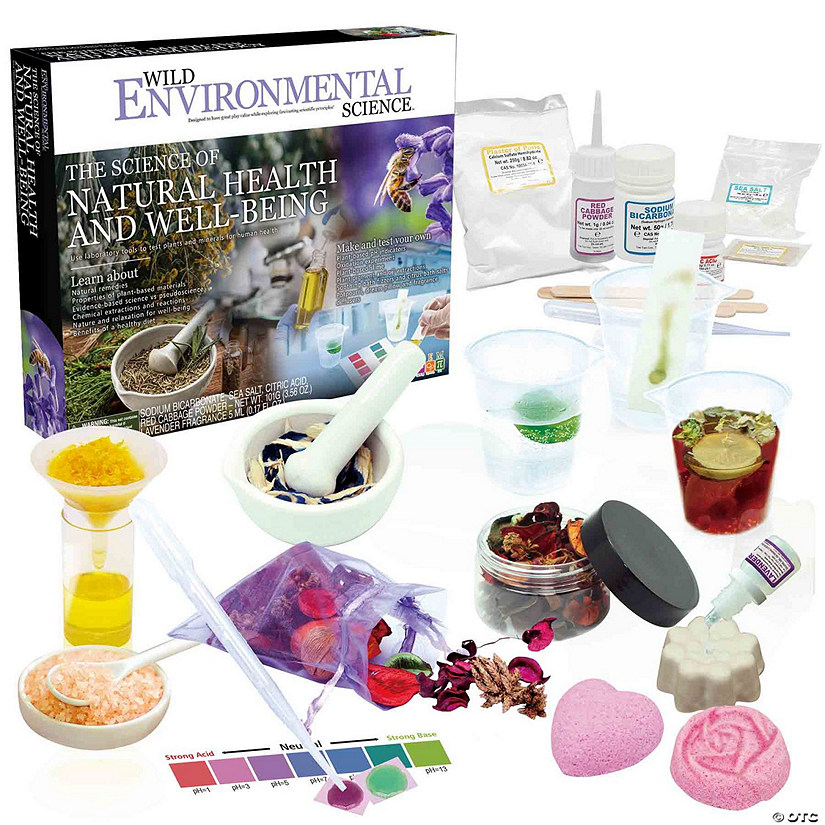 WILD ENVIRONMENTAL SCIENCE Natural Health and Well-Being - STEM Kit for Ages 8+ - Make Your Own Dream Pillow, Potpourri, Fragrance Diffusers and More Image