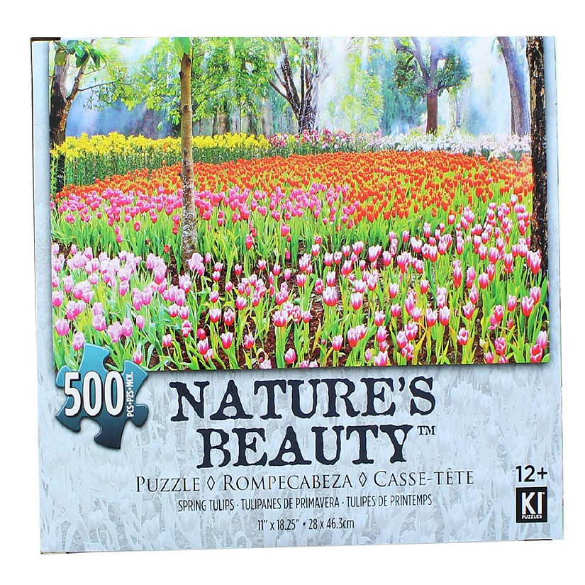 Wild Flowers 500 Piece Natures Beauty Jigsaw Puzzle Image