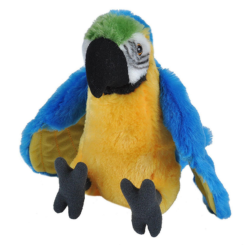 Wild Republic Cuddlekins Blue & Yellow Macaw Stuffed Animal, 12 Inches Image