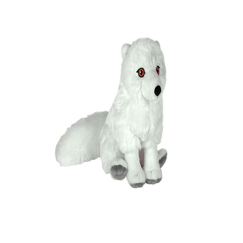 Wild Republic Cuddlekins Eco Arctic Fox Stuffed Animal, 12 Inches