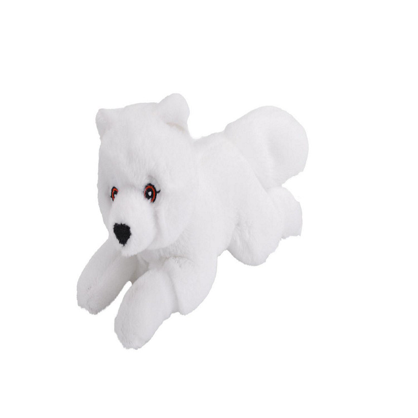 Wild Republic Ecokins Mini Arctic Fox Stuffed Animal, 8 Inches