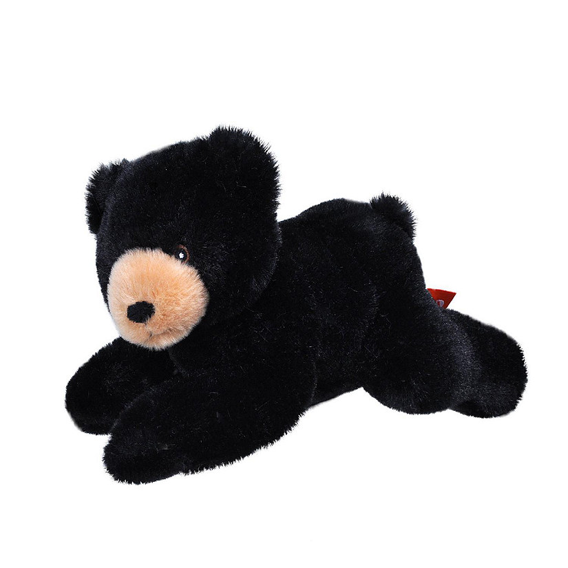 Wild Republic Ecokins Mini Black Bear Stuffed Animal, 8 Inches Image