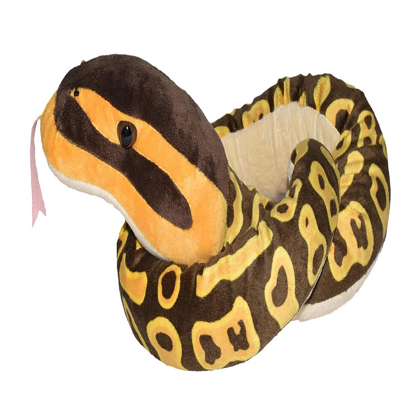 Wild Republic Plush Snake Ball Python Stuffed Animal, 54 Inches Image