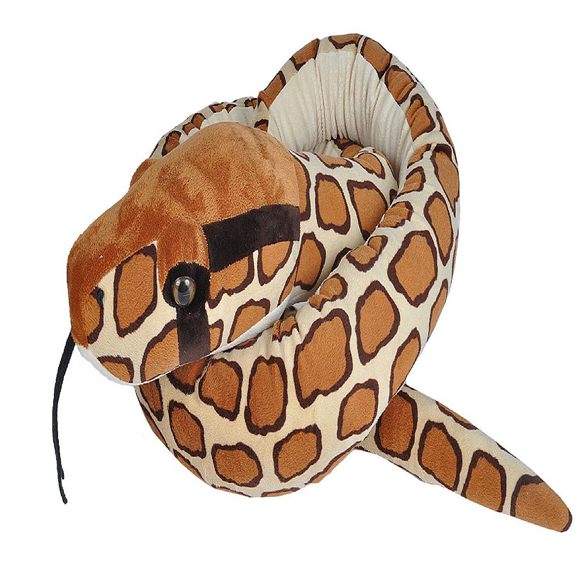 Wild Republic Plush Snake Jumbo Burmese Python Stuffed Animal, 110 Inches Image