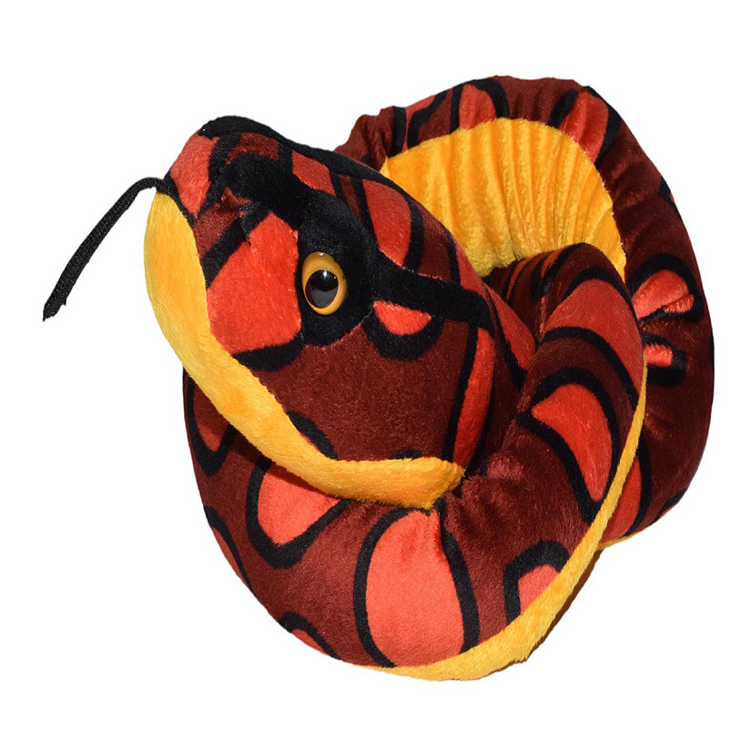 Wild Republic Plush Snake Rainbow Boa Stuffed Animal, 54 Inches Image