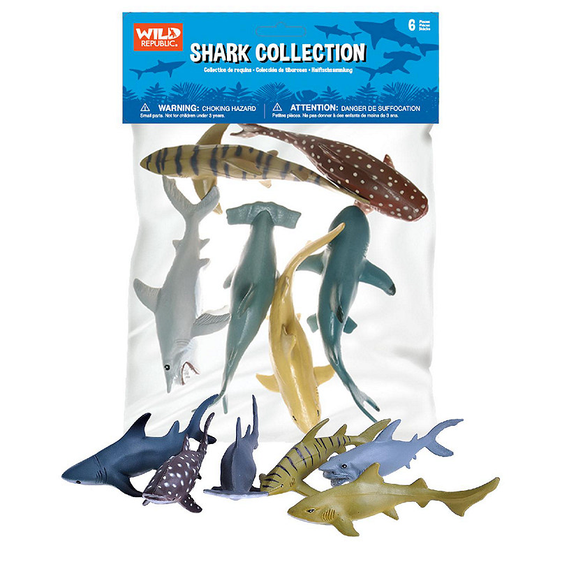 Wild Republic Polybag Shark Toys Image