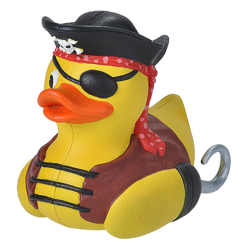 Wild Republic Rubber Duck Pirate Figurines Image