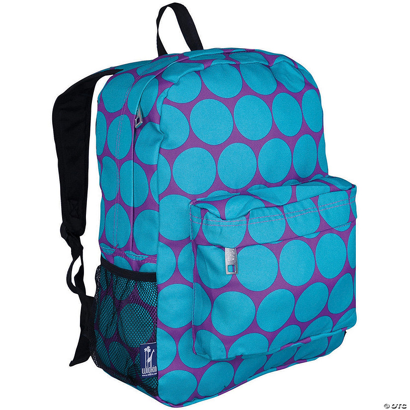 Wildkin Big Dot Aqua 16 Inch Backpack Image