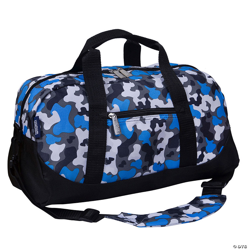 Wildkin Blue Camo Overnighter Duffel Bag Image