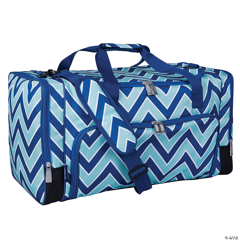 Wildkin Chevron Blue Weekender Duffel Bag Image