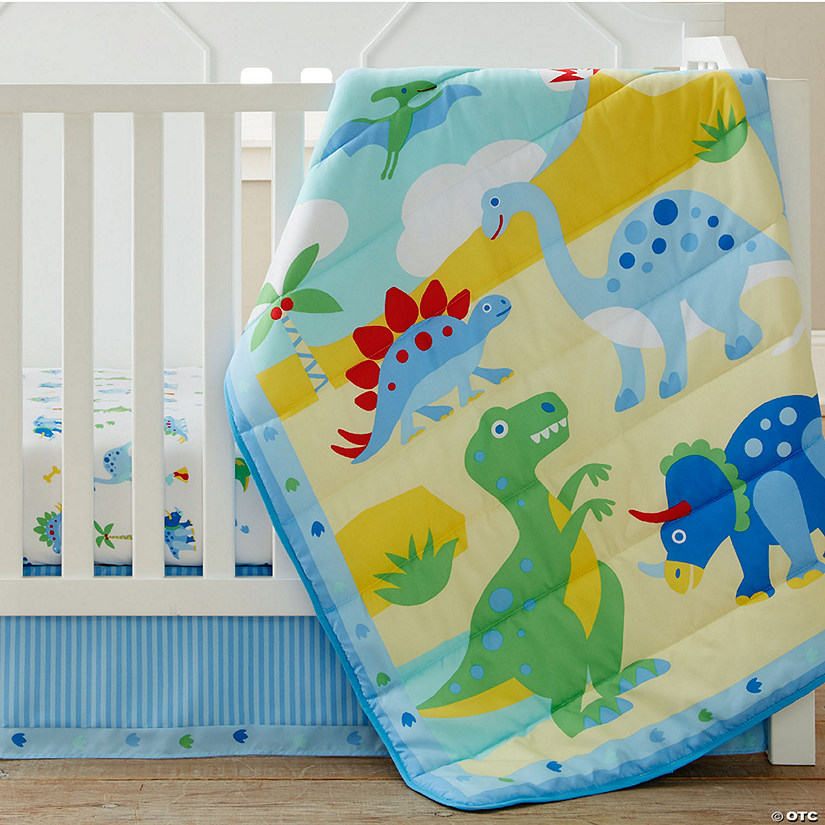 Wildkin Dinosaur Land 3 pc Microfiber Bed in a Bag - Baby Image