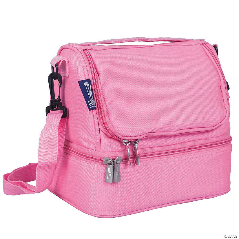 Wildkin Flamingo Pink Two Compartment Lunch Bag Image