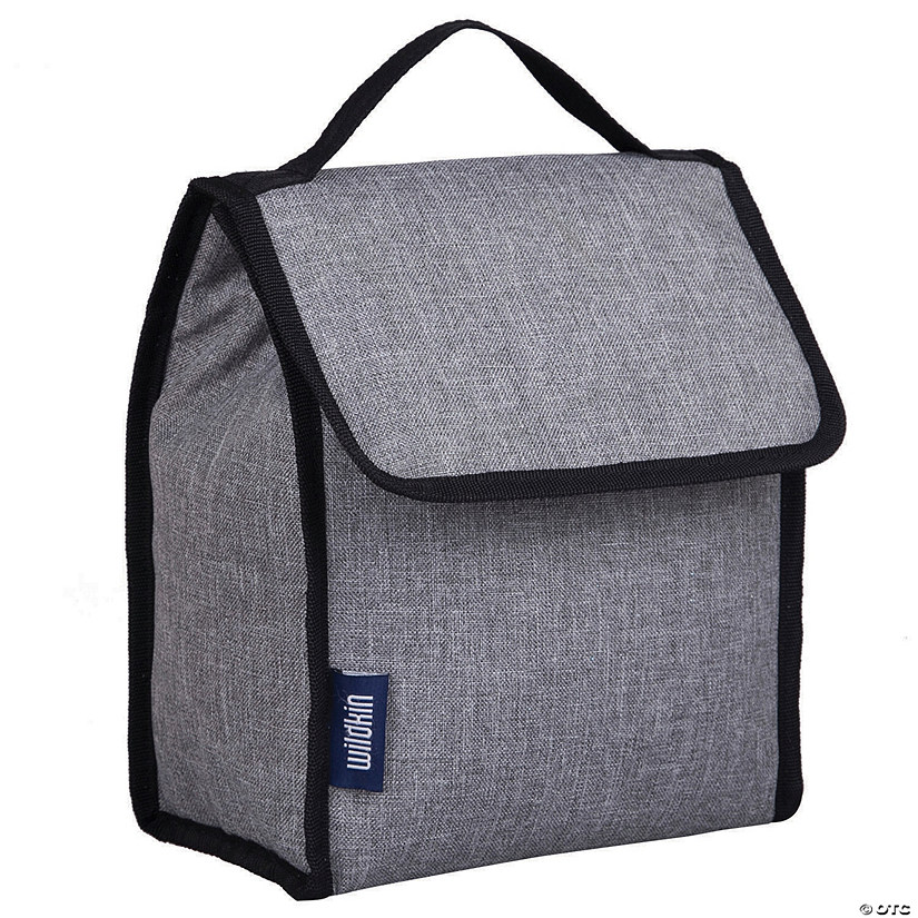 Wildkin Gray Tweed Lunch Bag Image