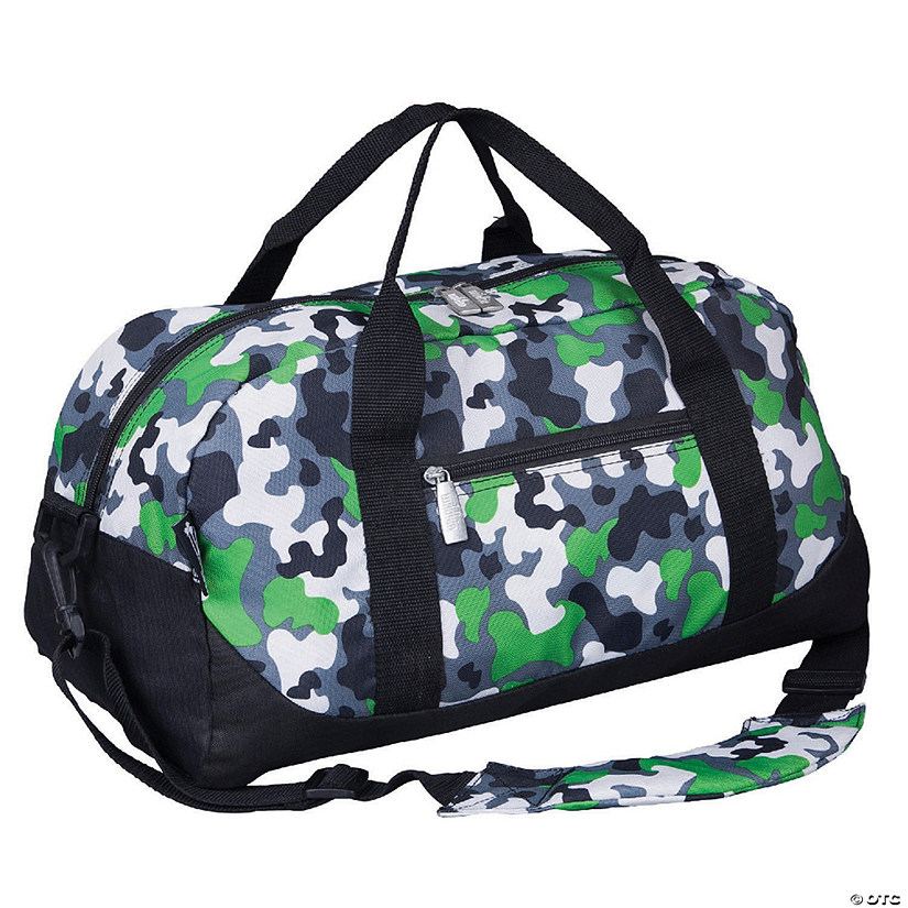 Wildkin Green Camo Overnighter Duffel Bag Image