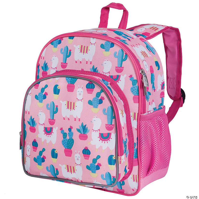 Wildkin Llamas and Cactus Pink 12 Inch Backpack Image