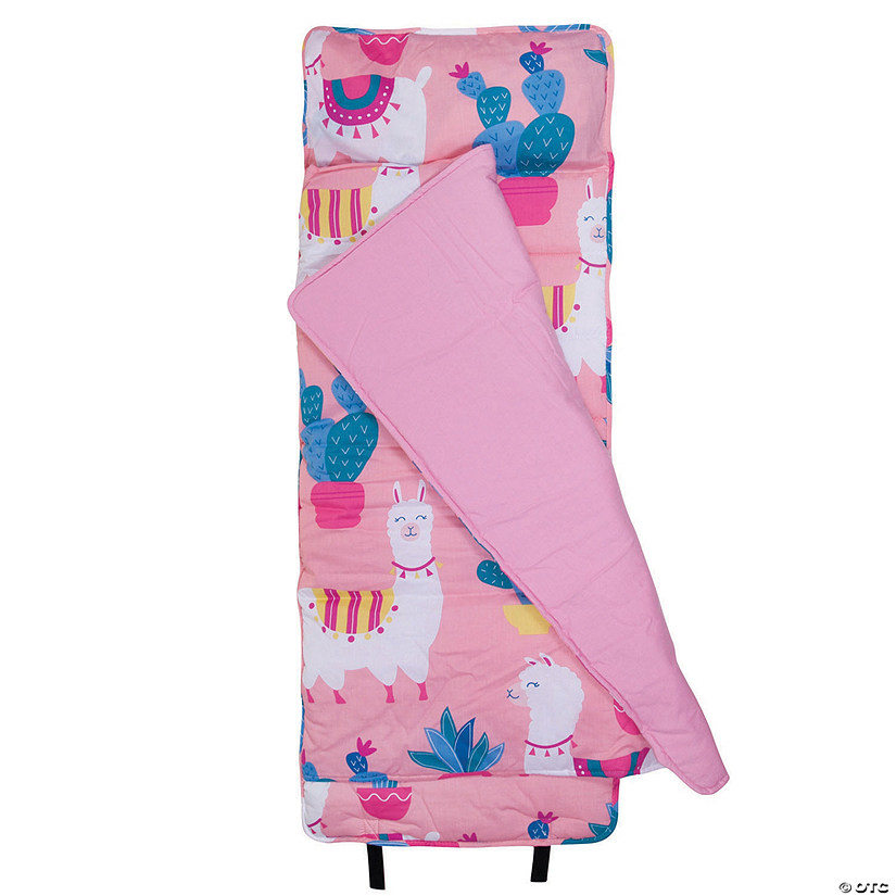 Wildkin Llamas and Cactus Pink Original Nap Mat Image