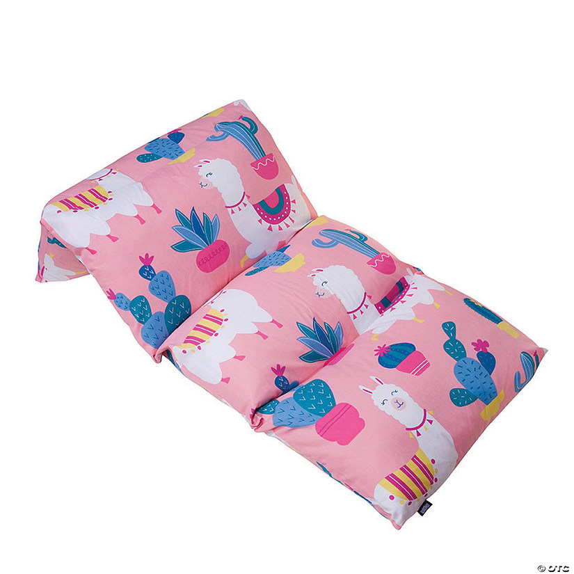 Wildkin Llamas and Cactus Pink Pillow Lounger Image