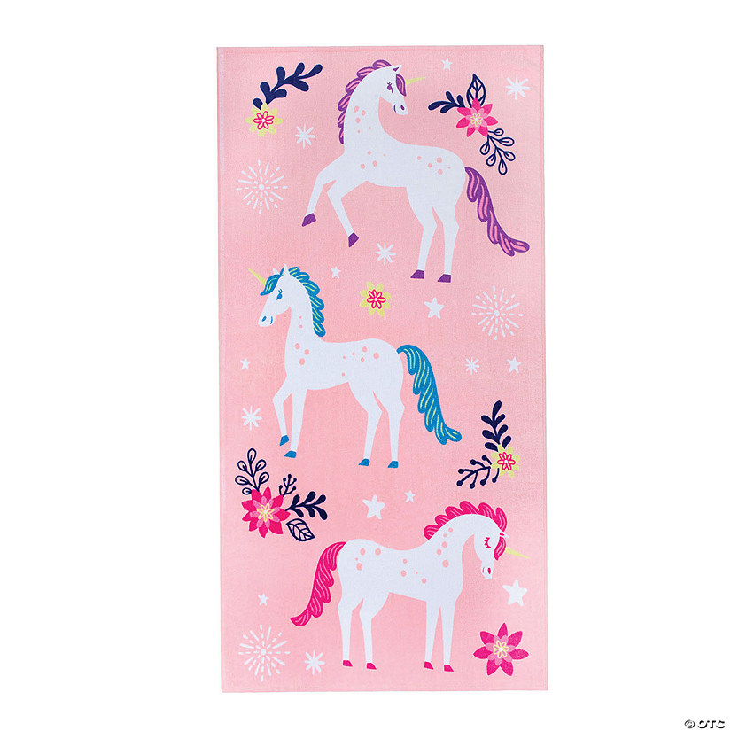 Wildkin Magical Unicorns 100% Cotton Beach Towel Image