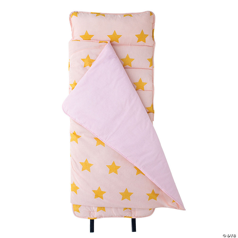 Wildkin Pink and Gold Stars Original Nap Mat Image