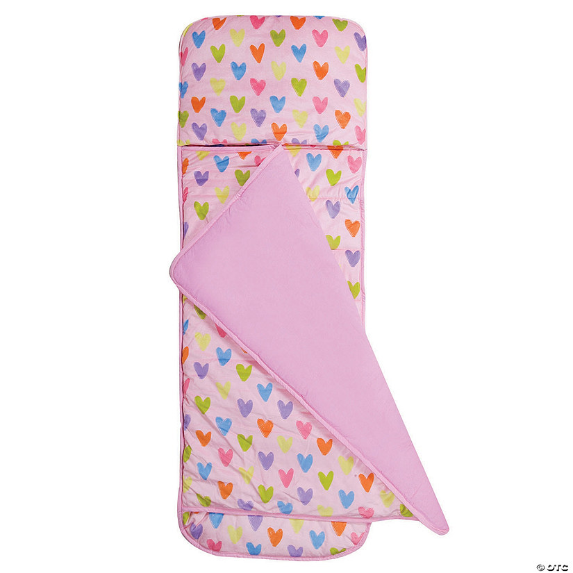 Wildkin - Pink Hearts Plush Nap Mat Image