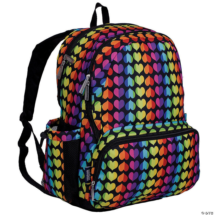 Wildkin Rainbow Hearts 17 Inch Backpack Image