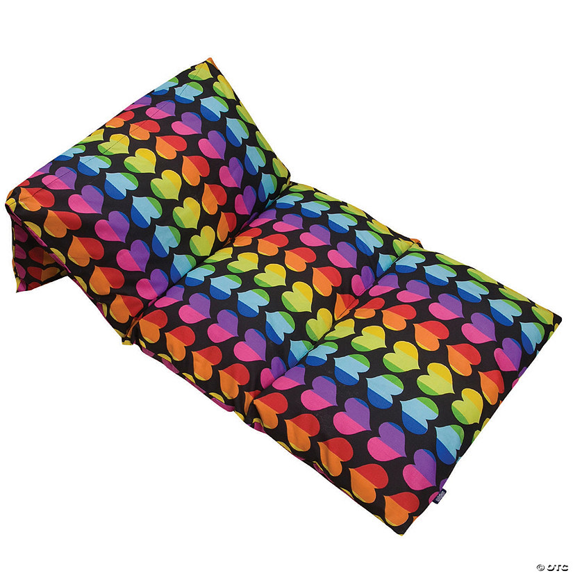 Wildkin Rainbow Hearts Pillow Lounger Image