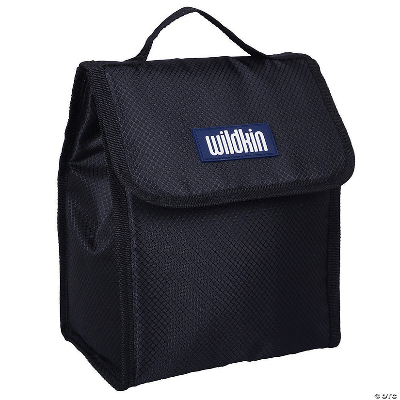 Wildkin Rip-Stop Black Lunch Bag Image