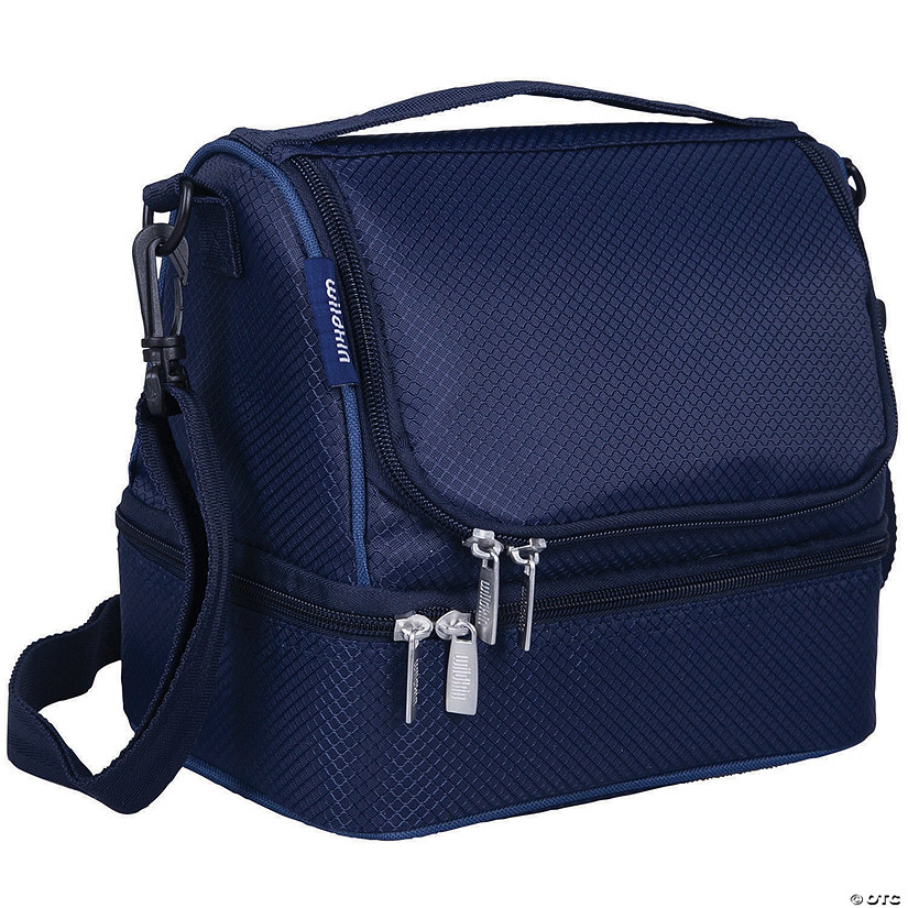 Wildkin Rip-Stop Blue Two Compartment Lunch Bag Image