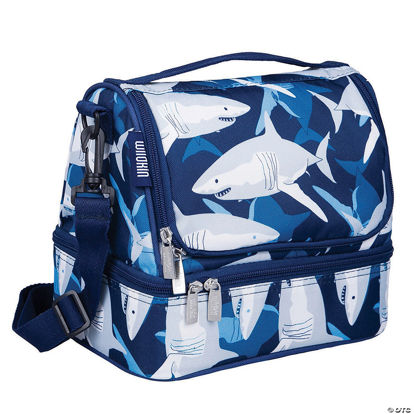 Wildkin Sharks Two Compartment Lunch Bag Image