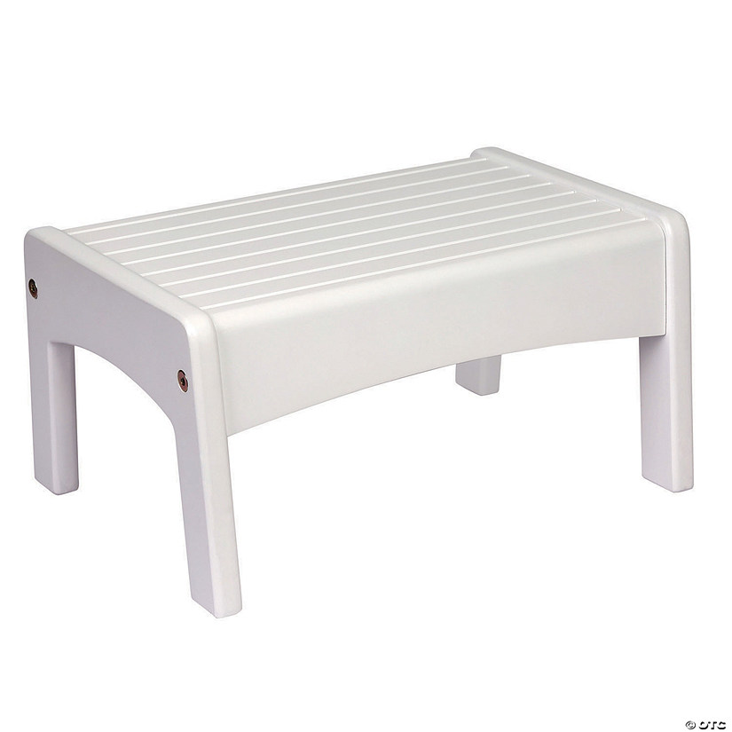 Wildkin Slatted Step Stool - White Image