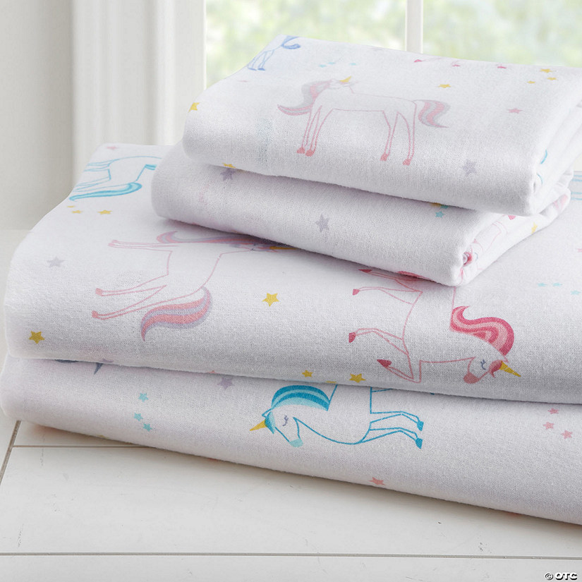 Wildkin Unicorn 100% Cotton Sheet Set - Toddler Image